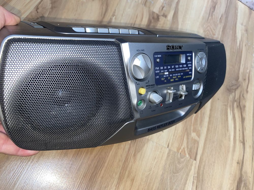 Radiomagnetofon Sony CFD-V27L - 100% sprawny,  klasyk - retro lata 90
