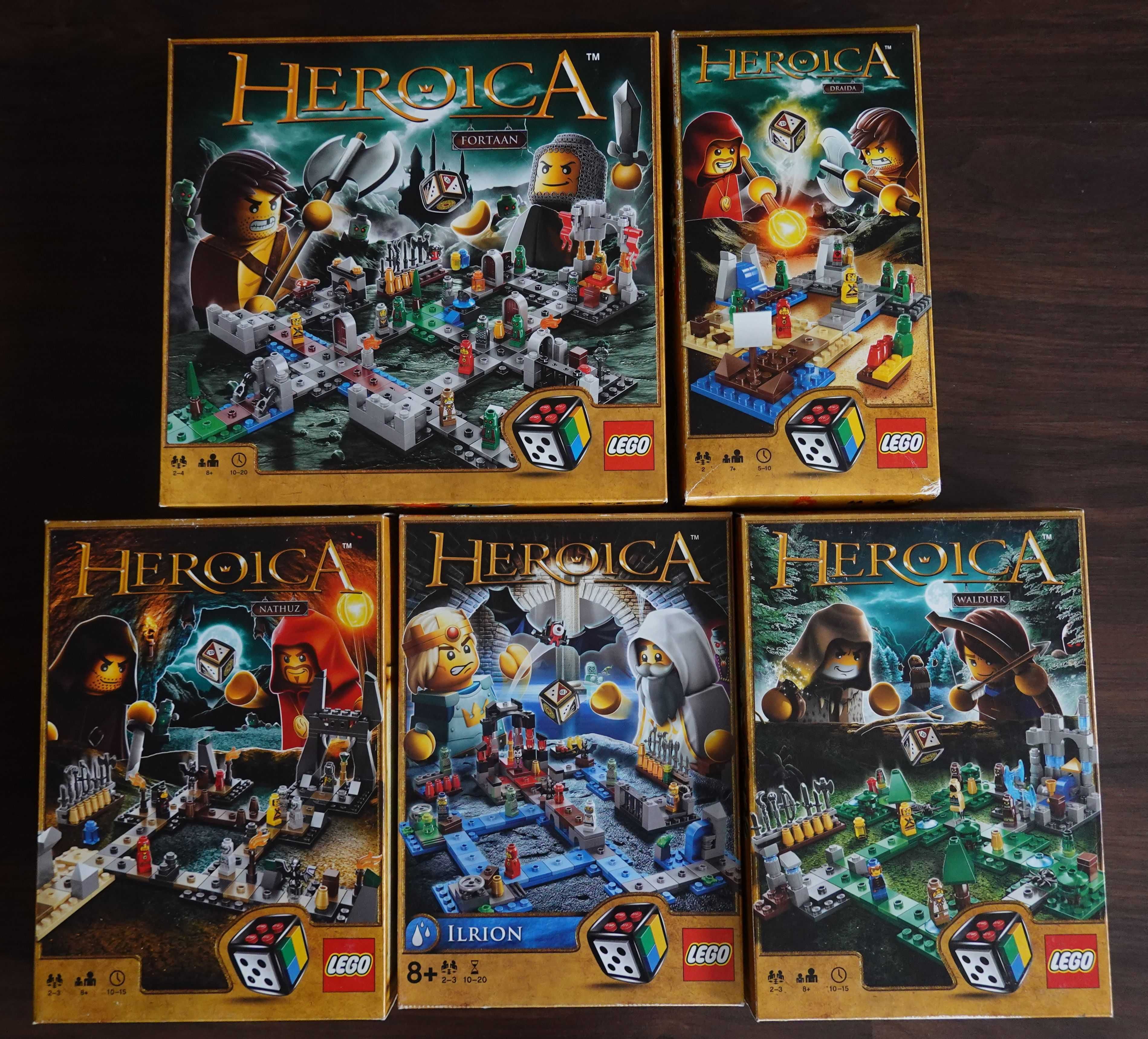 Dzień dziecka LEGO Heroica komplet stan bdb gra