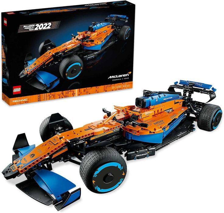Klocki . Samochód wyścigowy McLaren Formula 1.