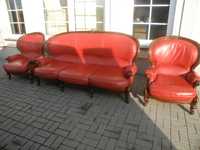 Sofa i 2 fotele w Stylu Ludwika Skóra!!!