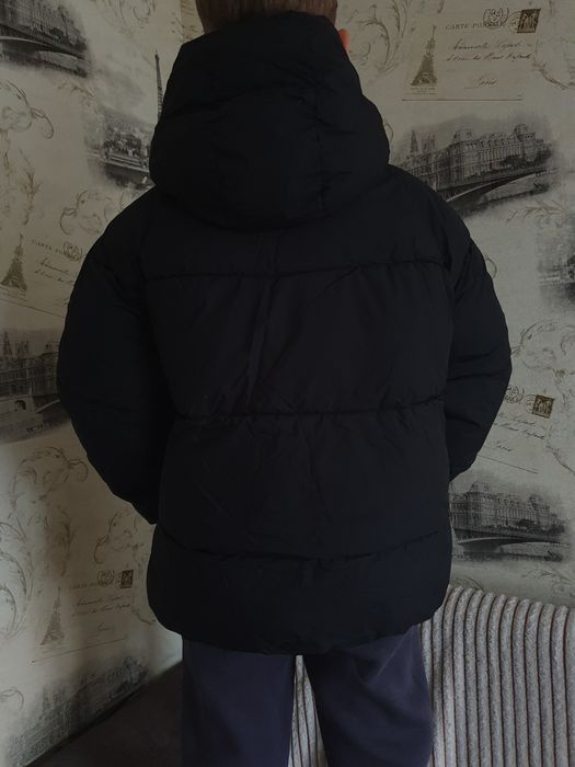 Стильний зимовий пуховик куртка пуфер