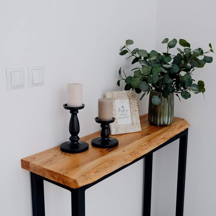 Konsola dębowa loft