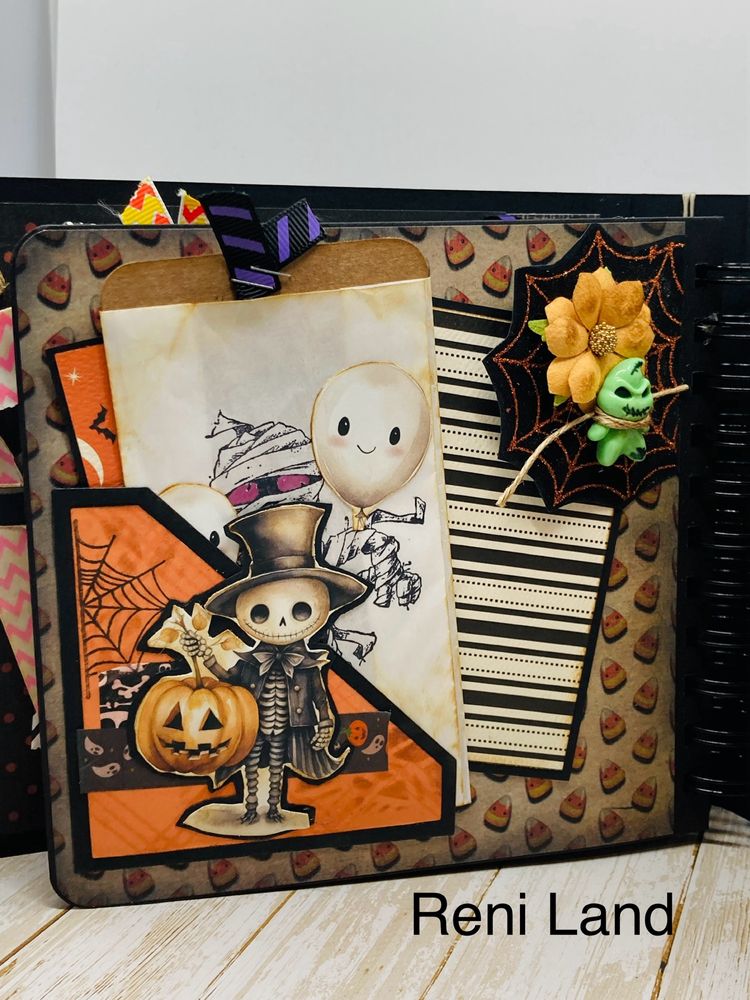 Album hallowen scrapbooking