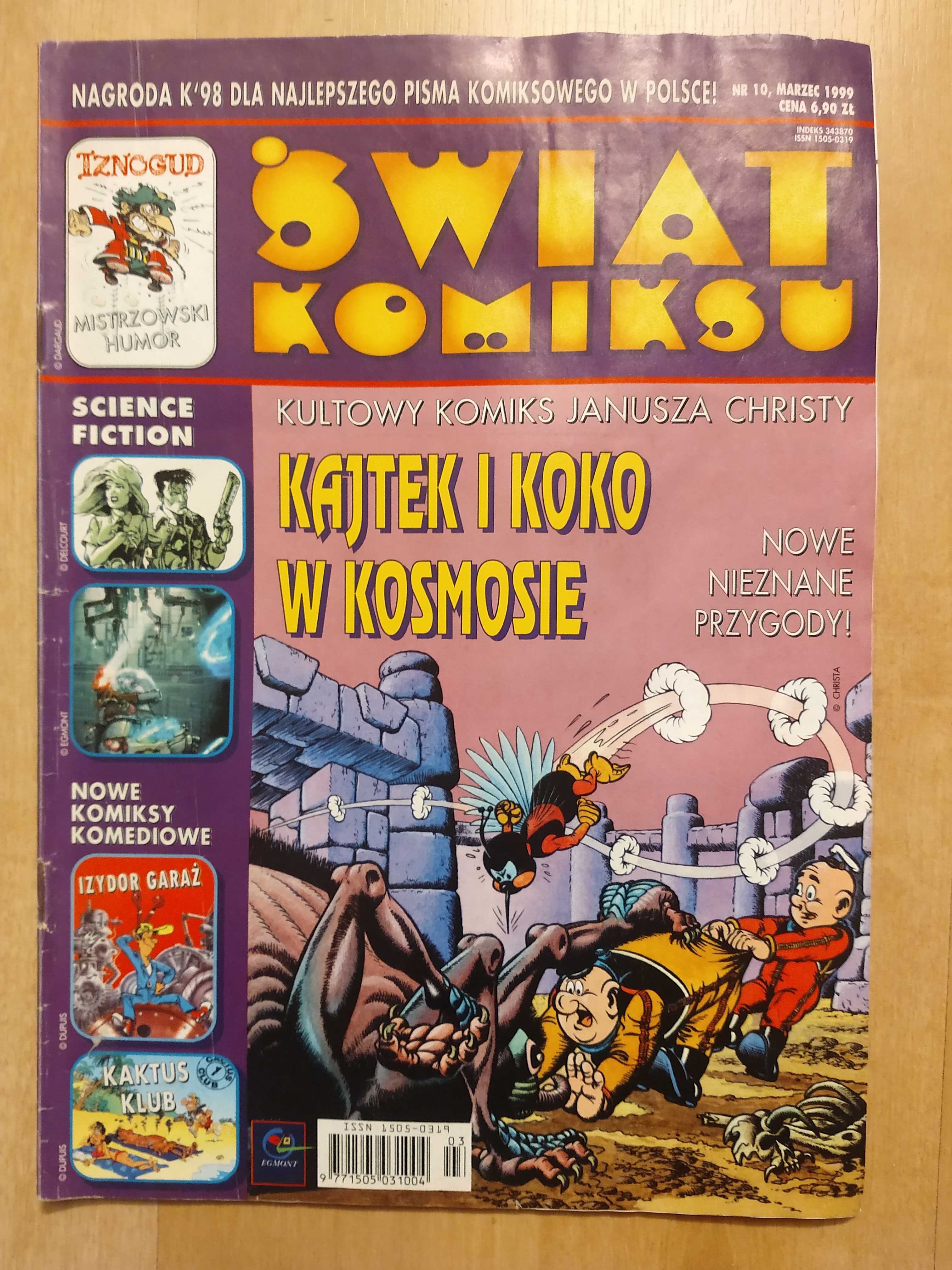 Świat komiksu Kajtek i Koko Christa Sobowtór Goscinny