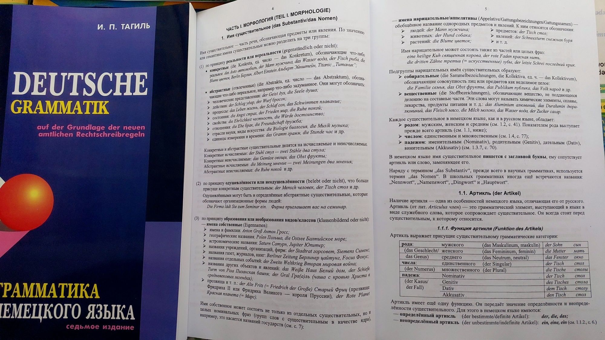 Грамматика немецкого языка теория и правила, Тагиль И. П.