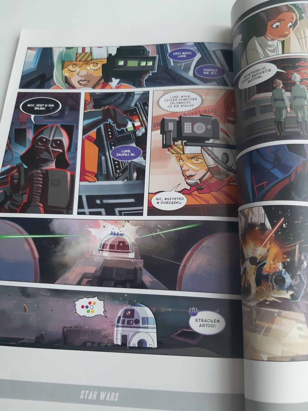 Star Wars Nowa Nadzieja Komiks plus wyklejanki