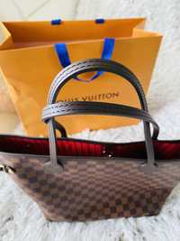 Louis Vuitton Neverfull MM Damier Ebene LV torebka