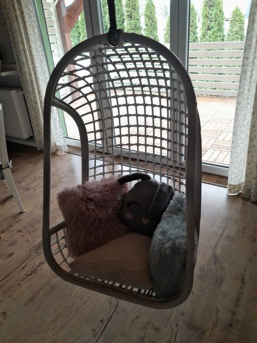 Fotel wiszący wiklinowy