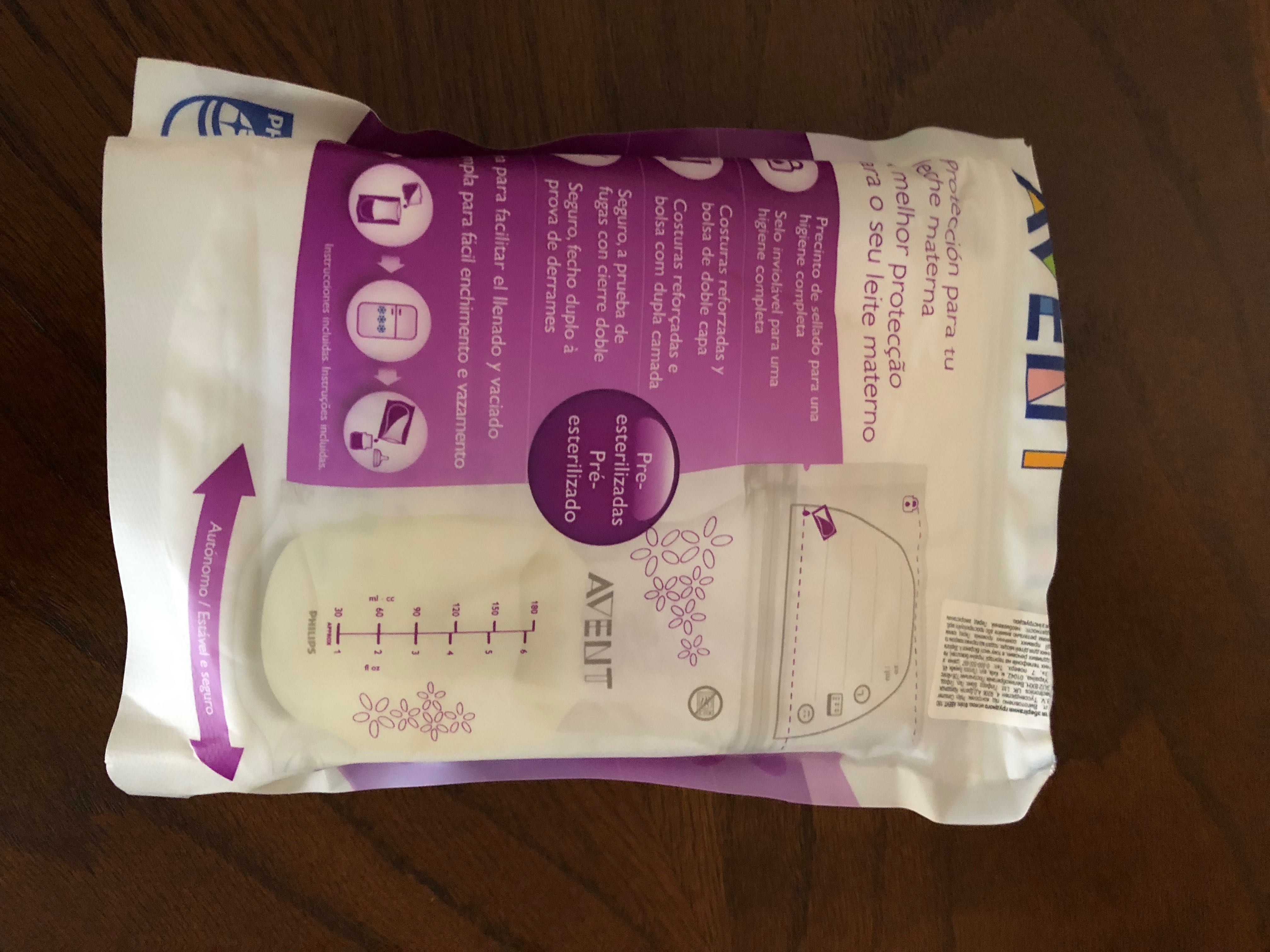 Пакети для зберігання грудного молока Phillips Avent