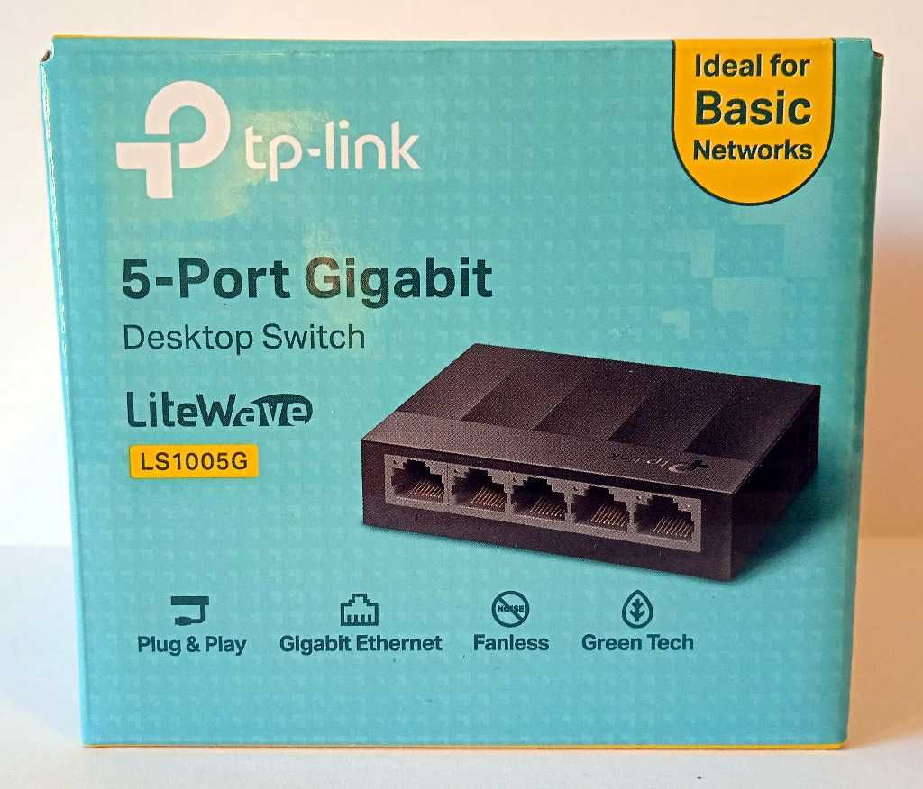 Tp-link switch LS1005G Energooszczędny 1Gb/s