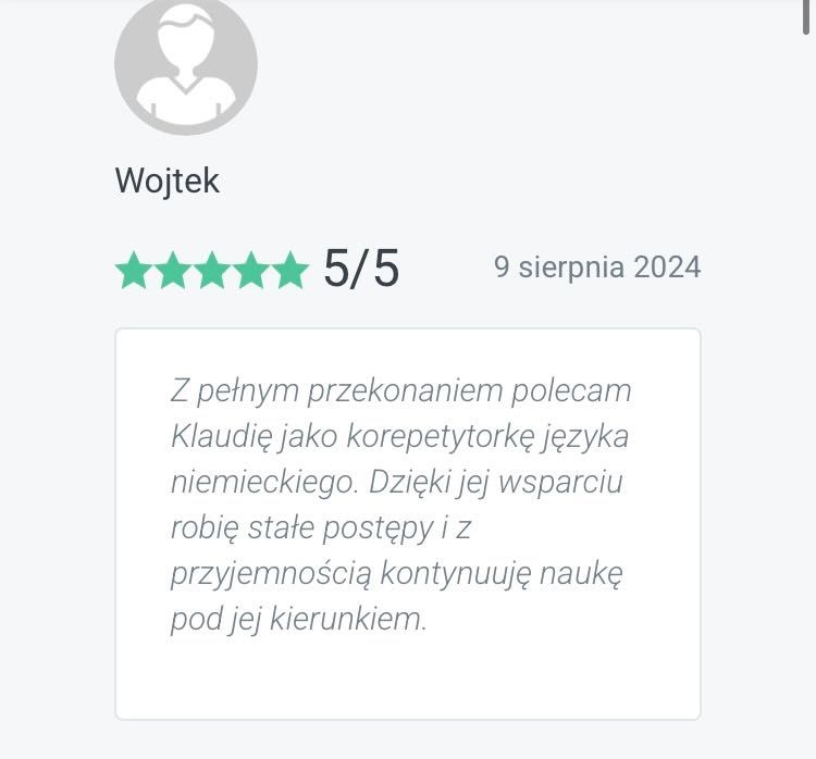 Korepetycje online z Języka Niemieckiego!