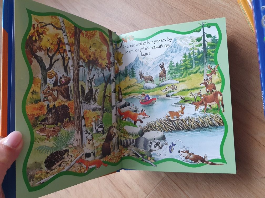 pierwsze książeczki tony'ego wolfa zwierzęta pojazdy na wsi w lesie