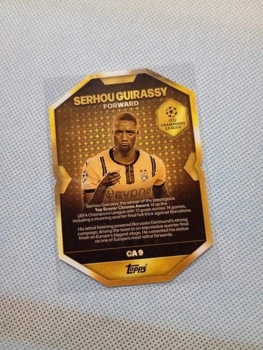 Carta Topps Shield Serhou Guirassy
