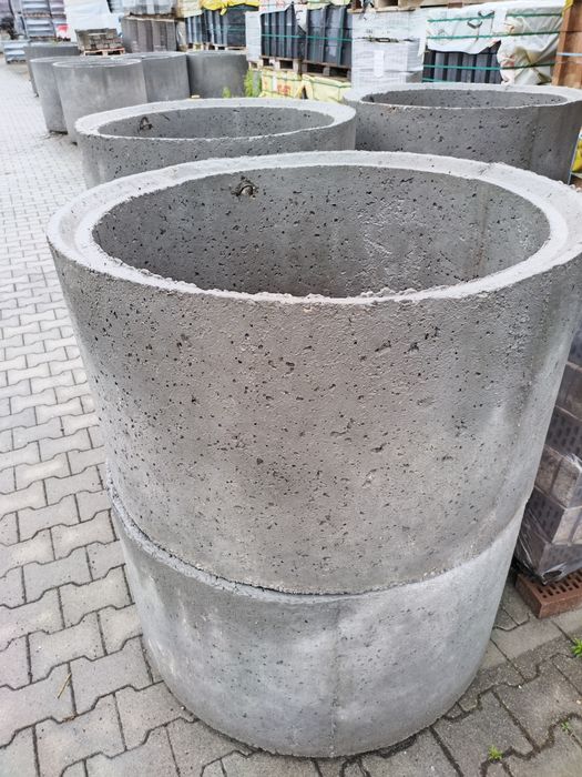 kręgi betonowe studzienne z kielichem, zbiornik fi 100 cm x 100 cm