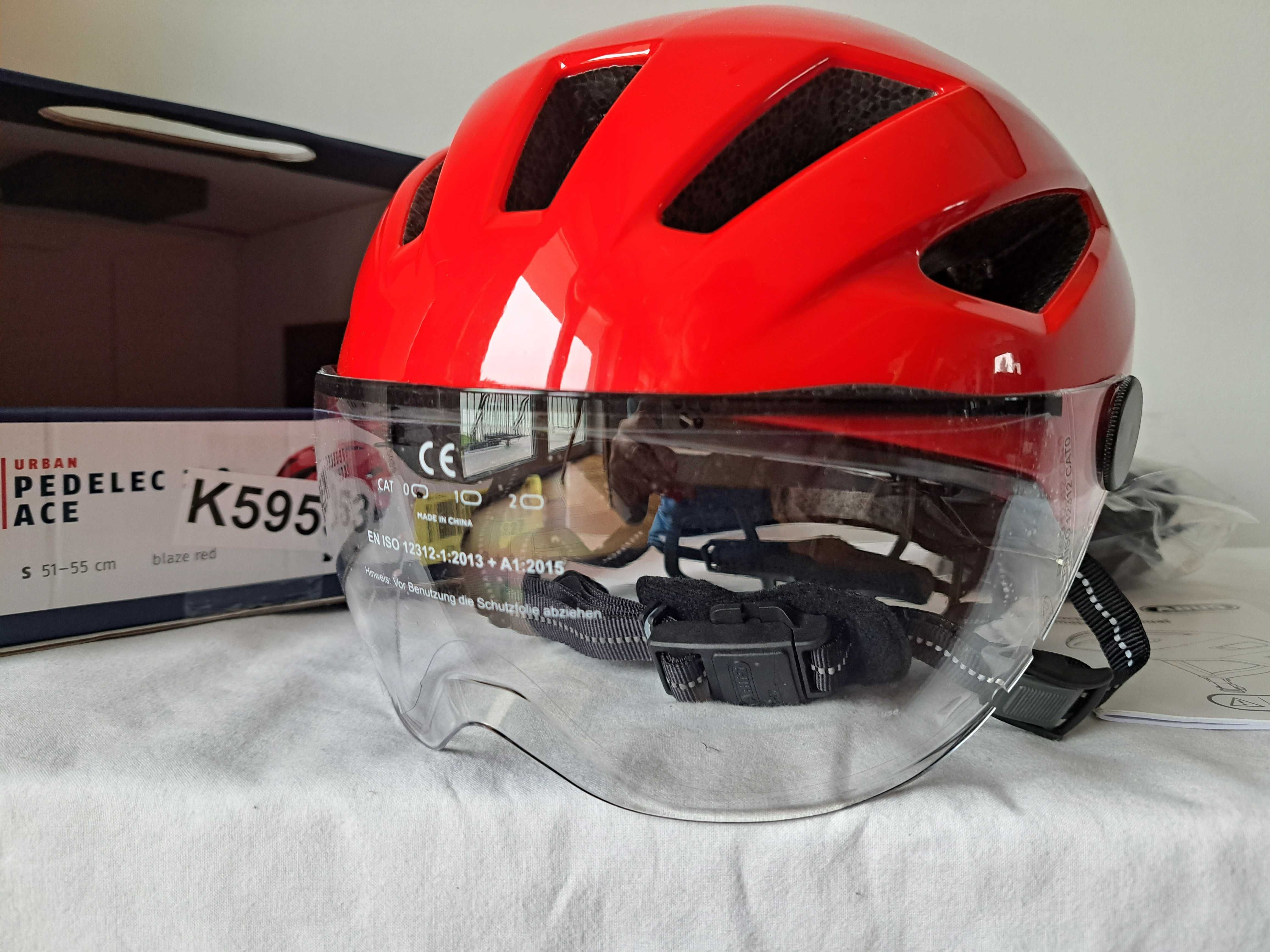 Kask rowerowy Abus Pedelec 2.0 ACE Blaze Red S 51-55cm