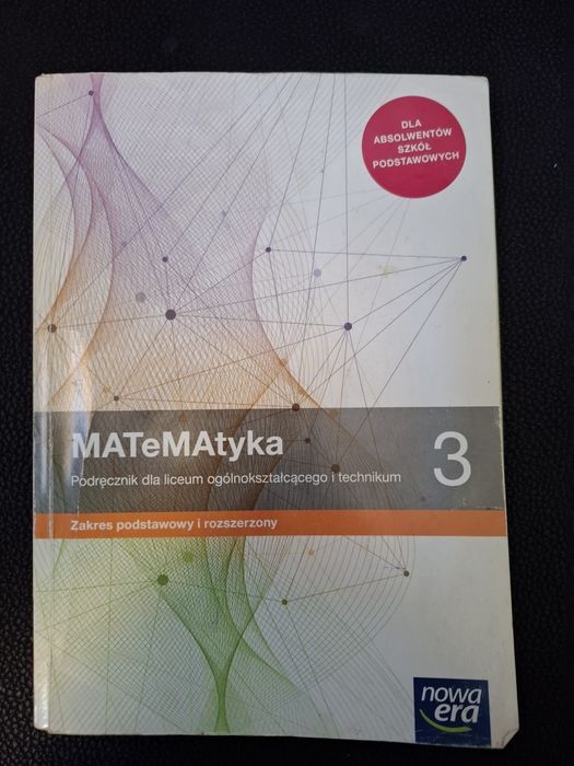 Podręcznik Matematyka Nowa Era 3 zakres rozszerzony
