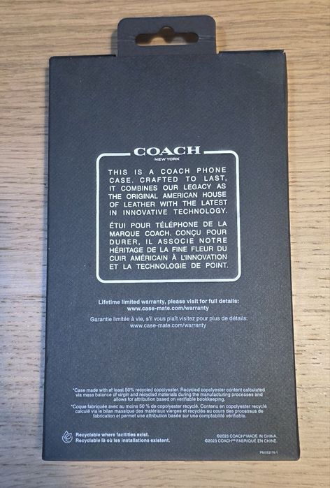 IPhone 15 pro max чехол Coach