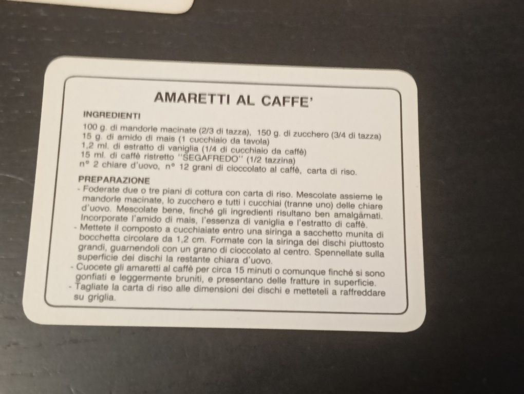 Baralho de cartas Segafredo