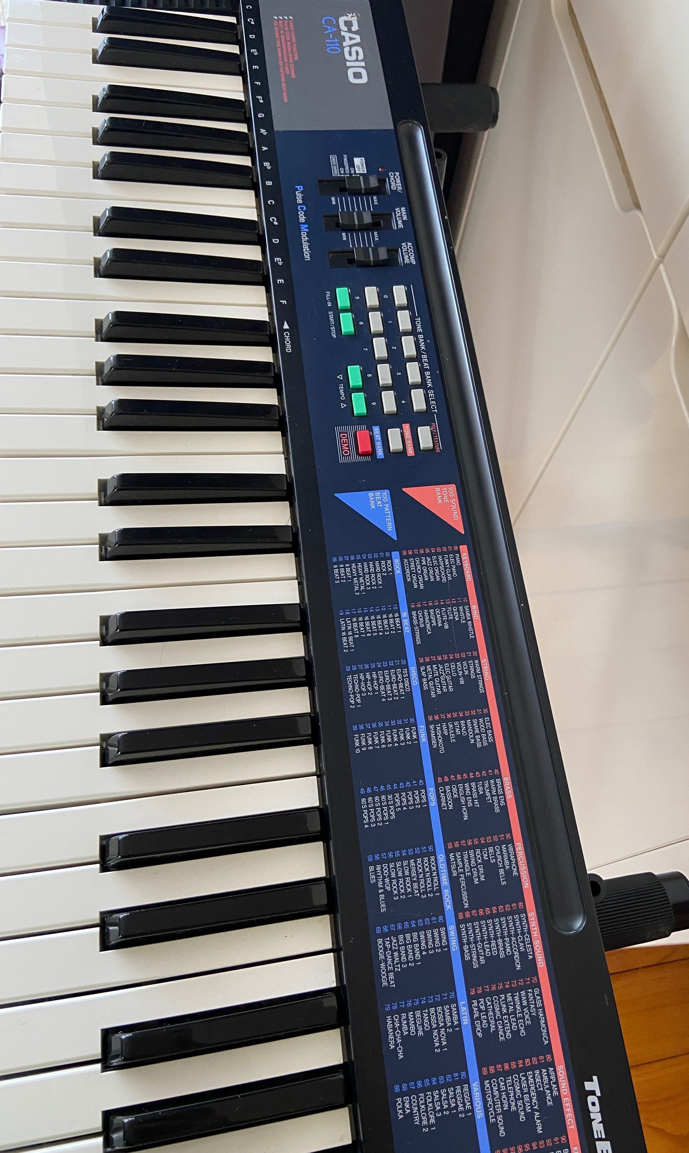 Pianino cyfrowe Casio ca-110+ statyw