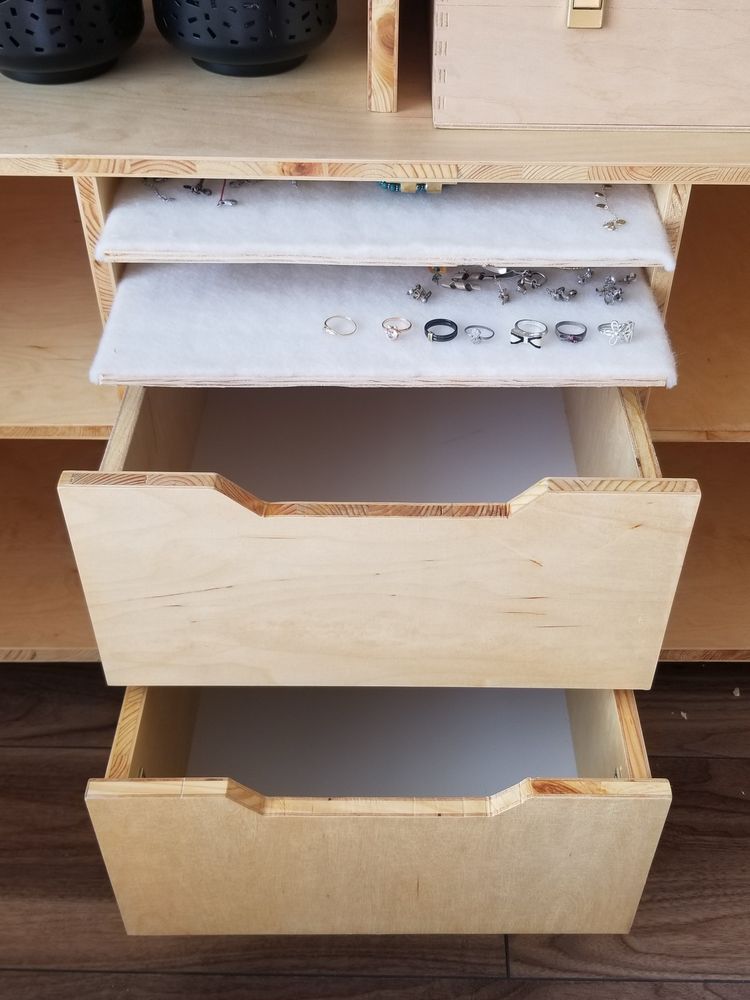 Loftowa szafka RTV na kółkach handmade!