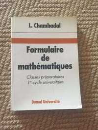 Formulário de matemática - L. Chambadal, Livro Engenharia