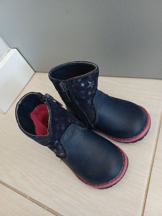 Botki kozaki nelli blu CCC 20 granatowe