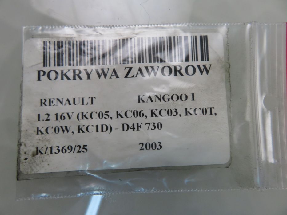 Pokrywa Zaworów Renault Kangoo I 1.2 16v