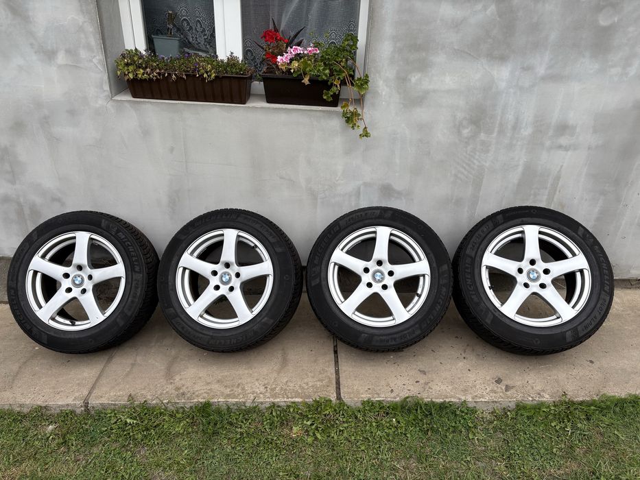 Bmw X5 e53 комплект дисків з зимовою резиною 5х120 r17 245/55 michelin
