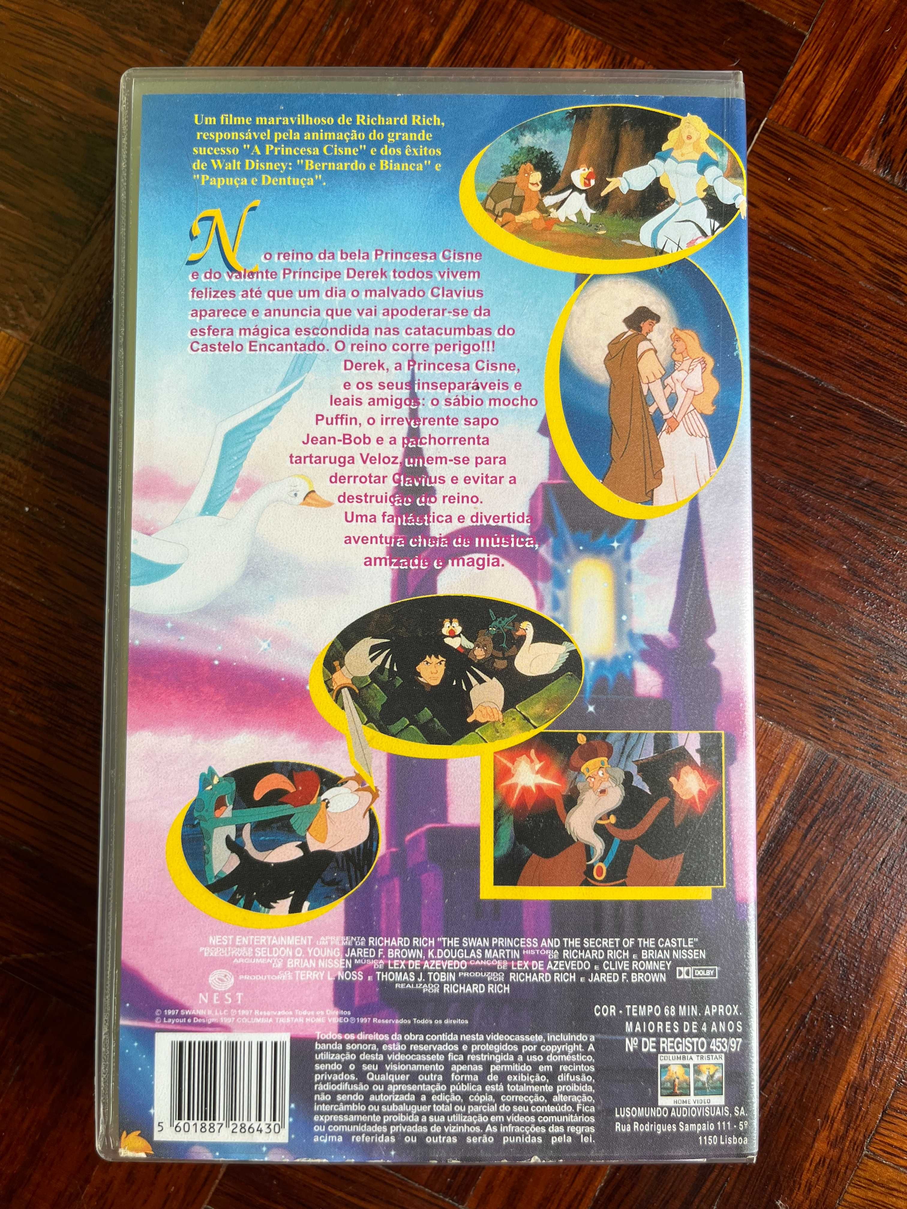 VHS A princesa cisne (1997-98, Rich) DUB PT-PT