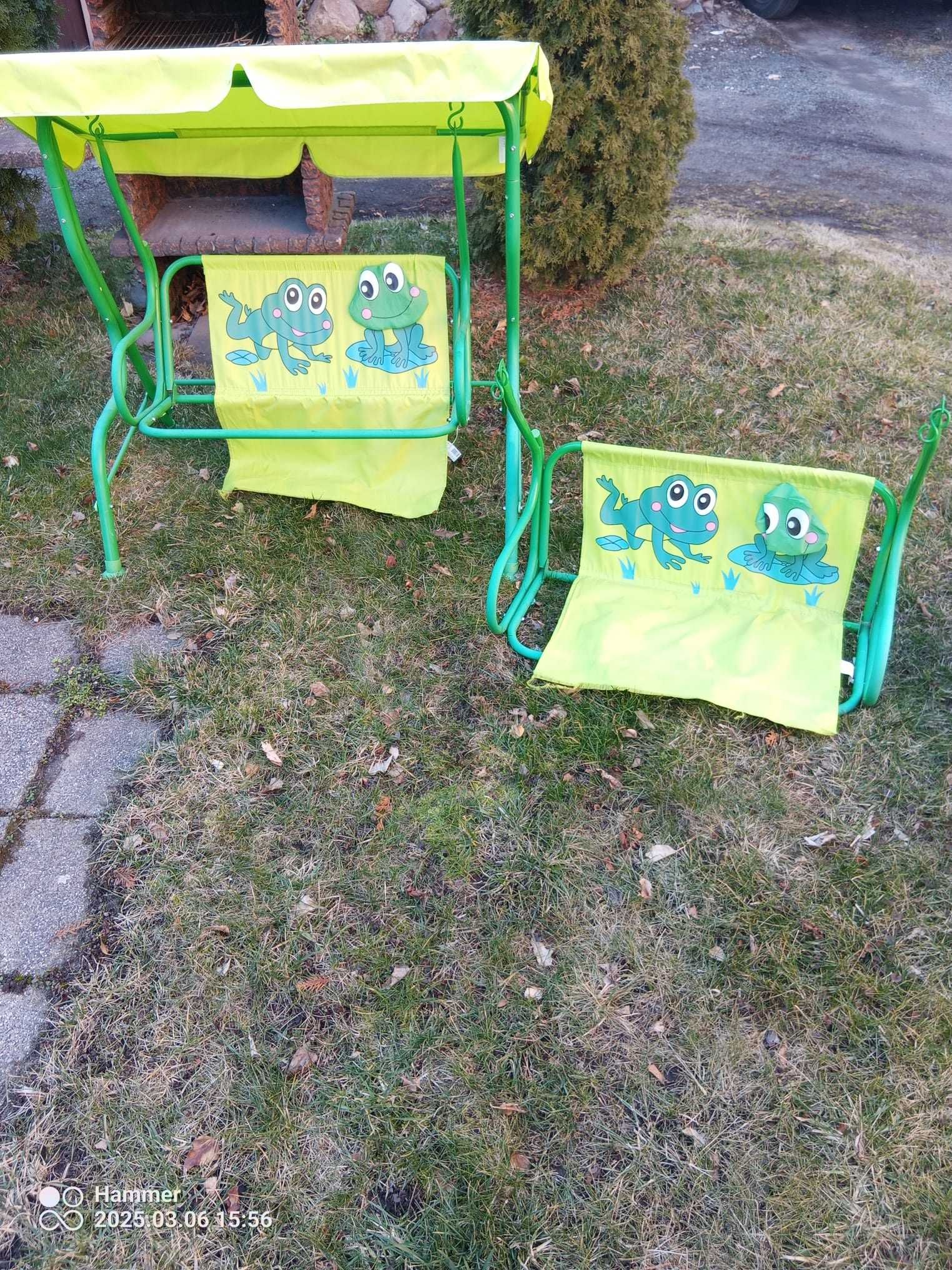Huśtawka ogrodowa dla dzieci 2 osobowa
