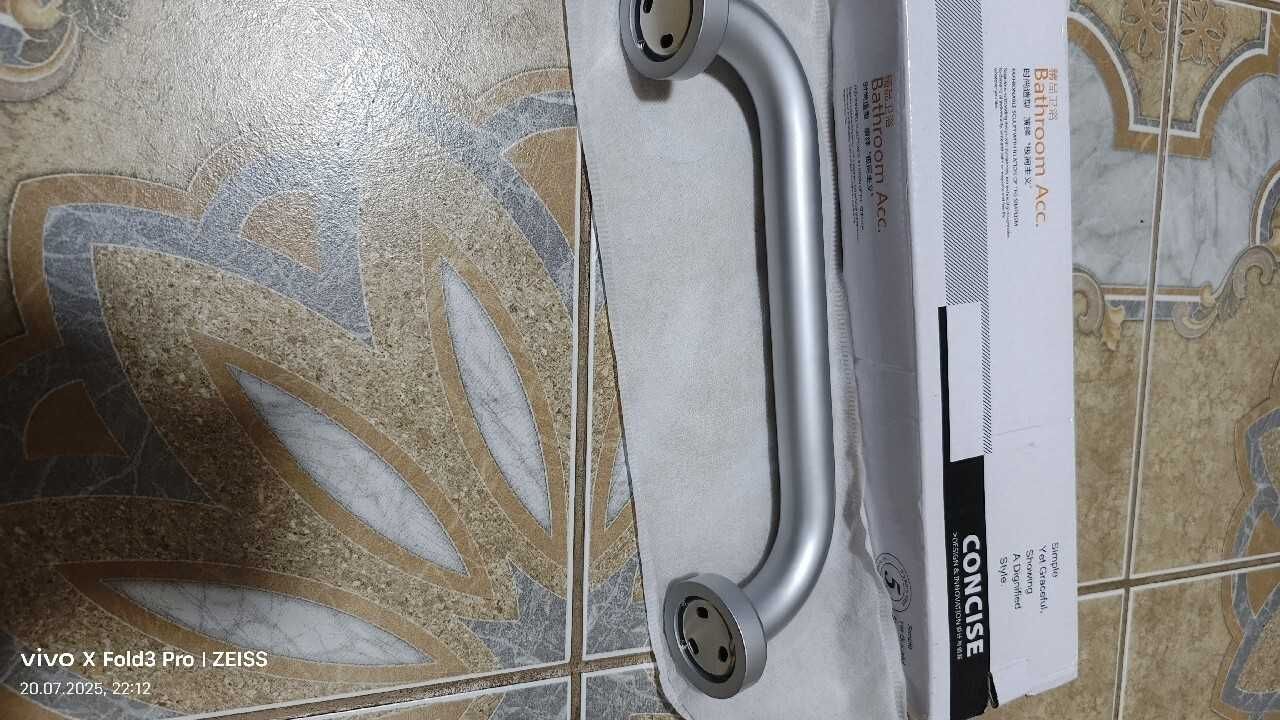 Uchwyt łazienkowy poręcz do wanny aluminium