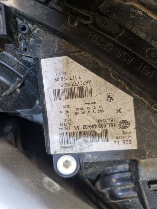 Lampa lewa prawa bmw e60 e61 H7 Lift LCI kompletna