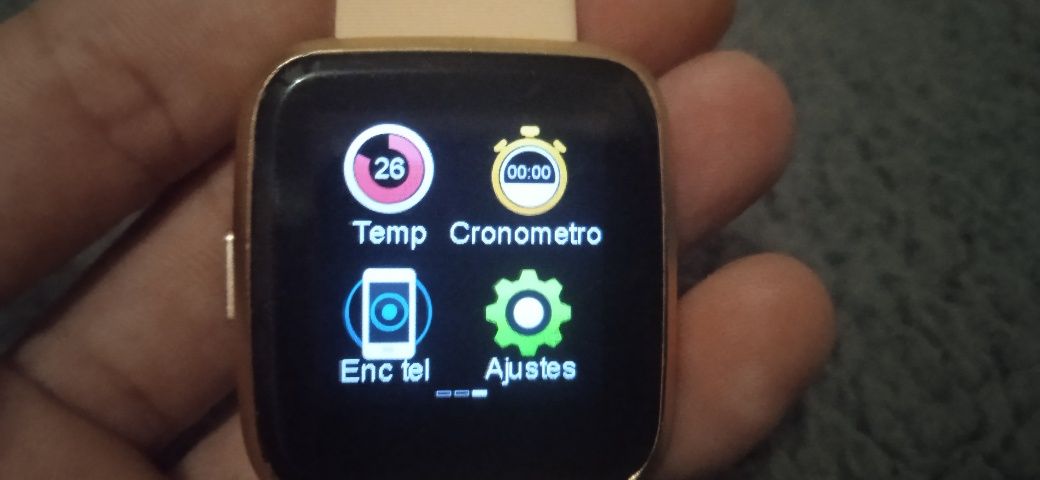 Reloj SW/C11FT recarregável com carregador incluído, contador de passo