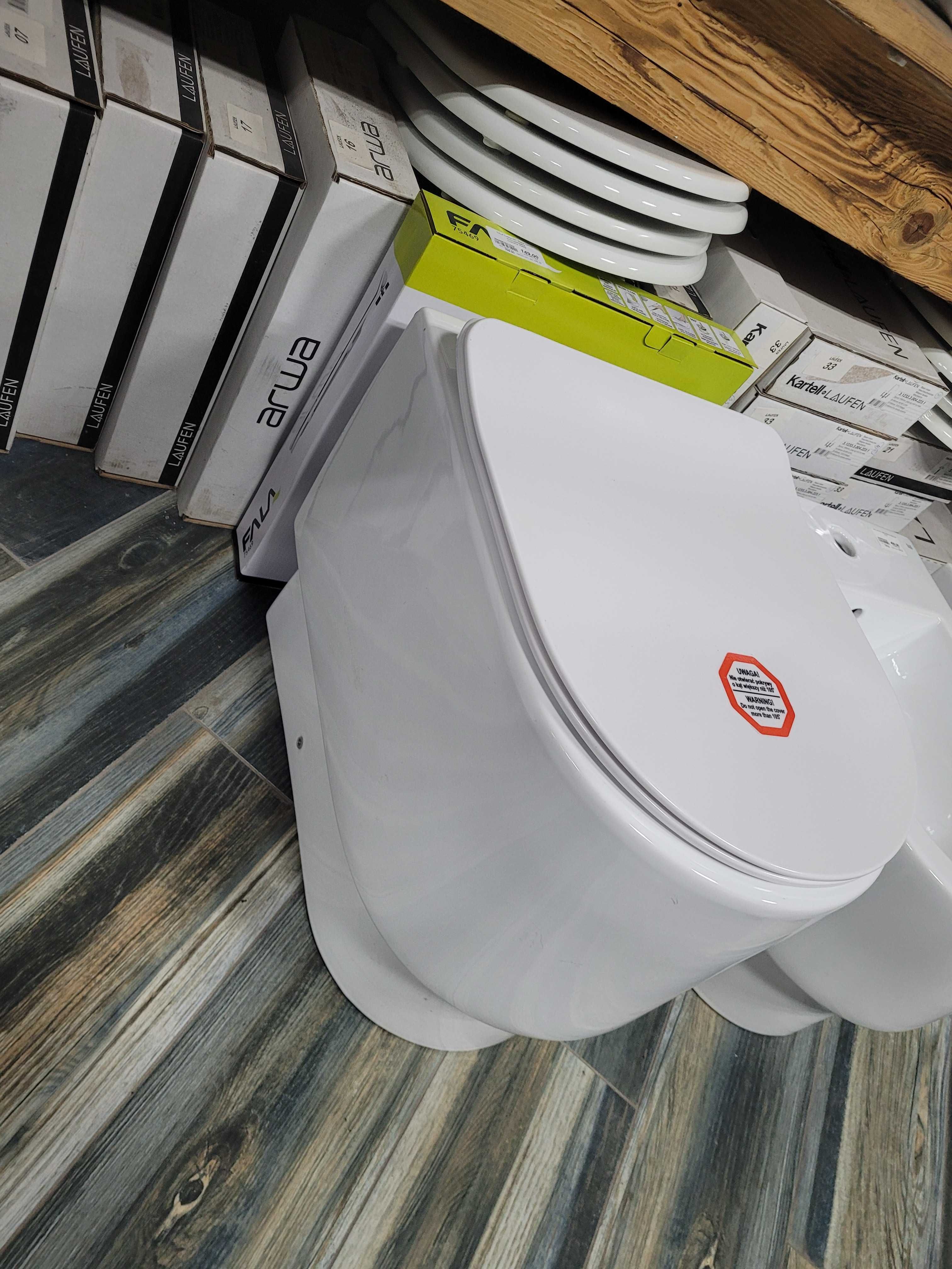 WC wolnostojący Biały Połysk Rak ceramics