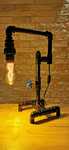 Lampka nocna handmade w stylu loftowym