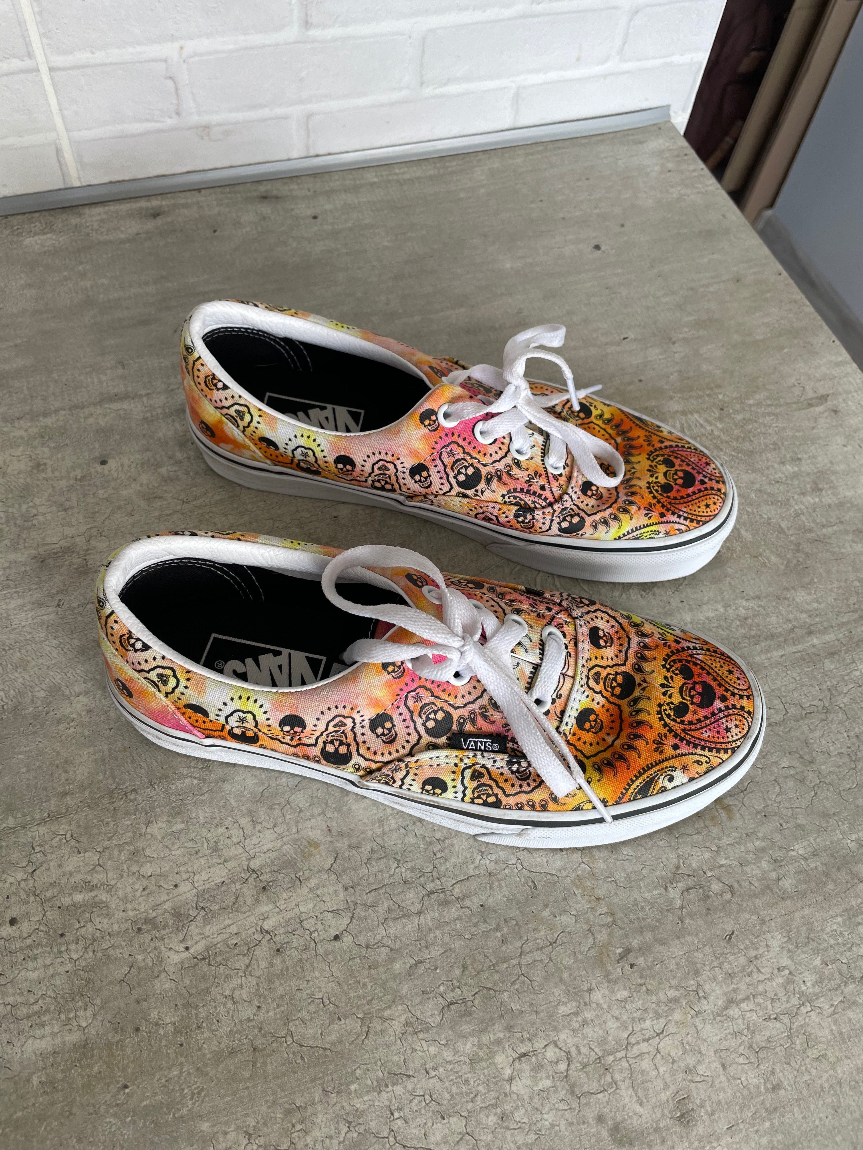 Vans Era bandana tenisówki dyeing orange low