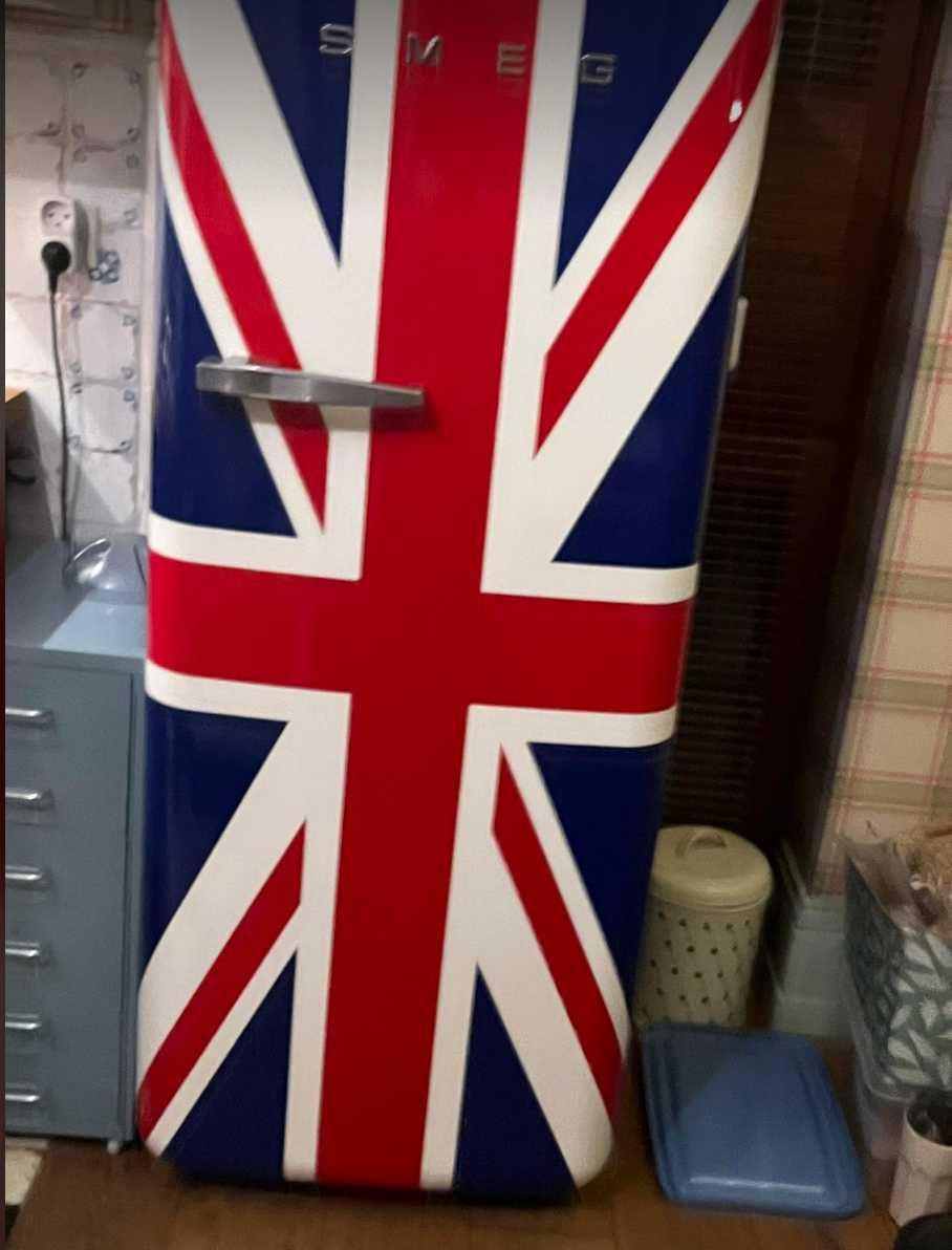 lodówka SMEG  flaga 50's flaga brytyjska  retro design