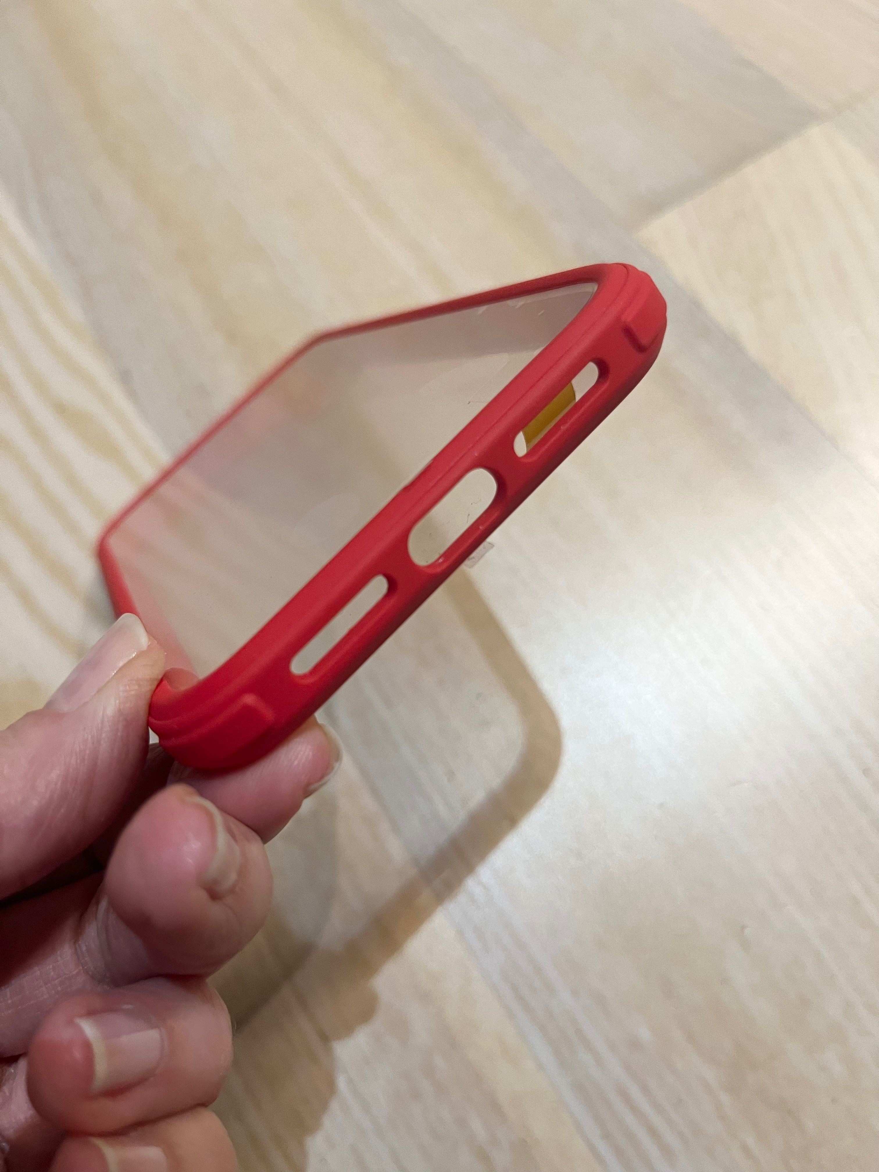 Nowe Etui ochronne na telefon iPhone XR czerwone