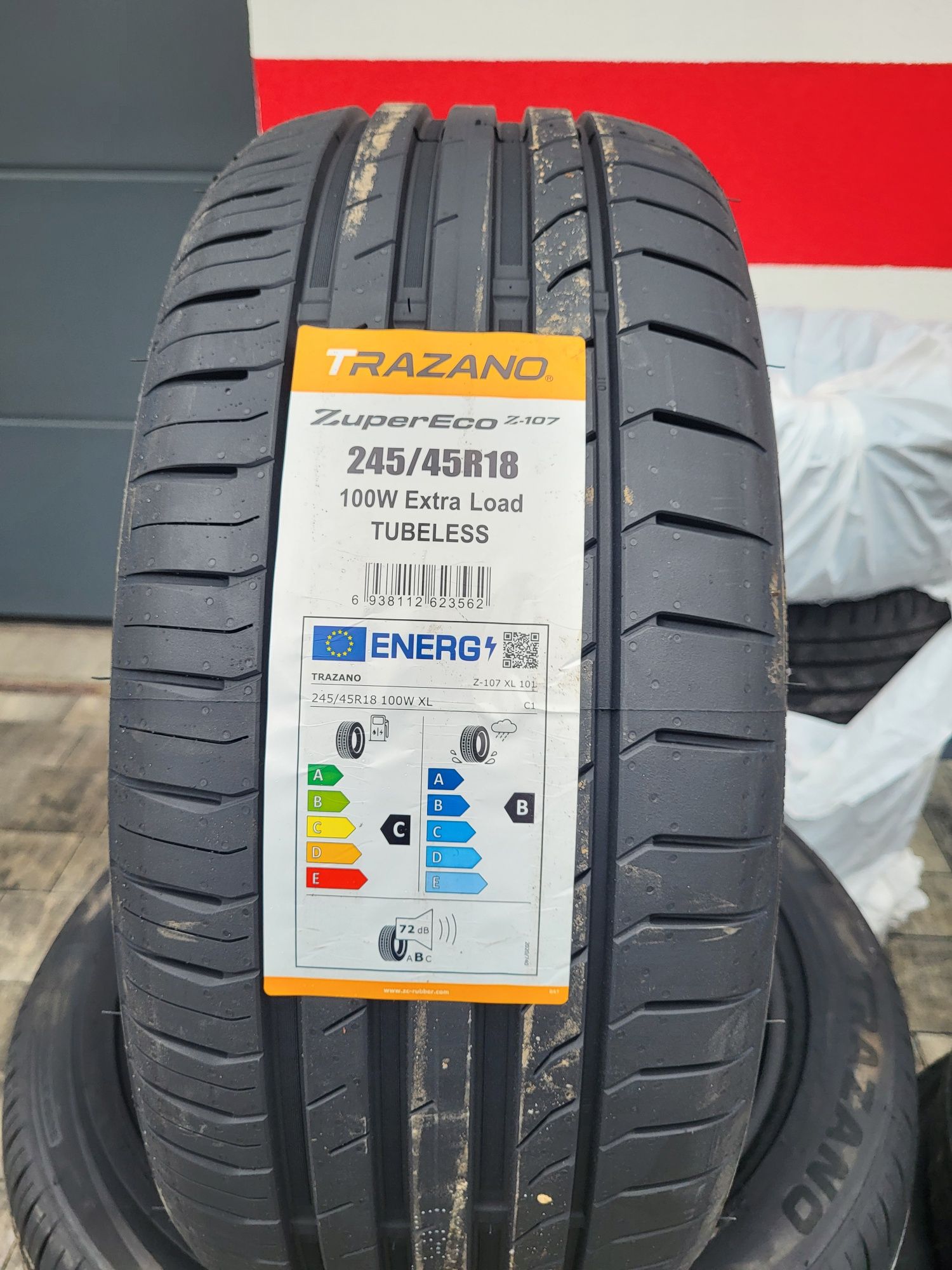 Opony letnie 245/45R18  100W Trazano ZuperEco Z-107 Montaż ! 2024r !