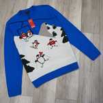 M&S_sweter zimowy męski_zabawny print_rozmiar XL