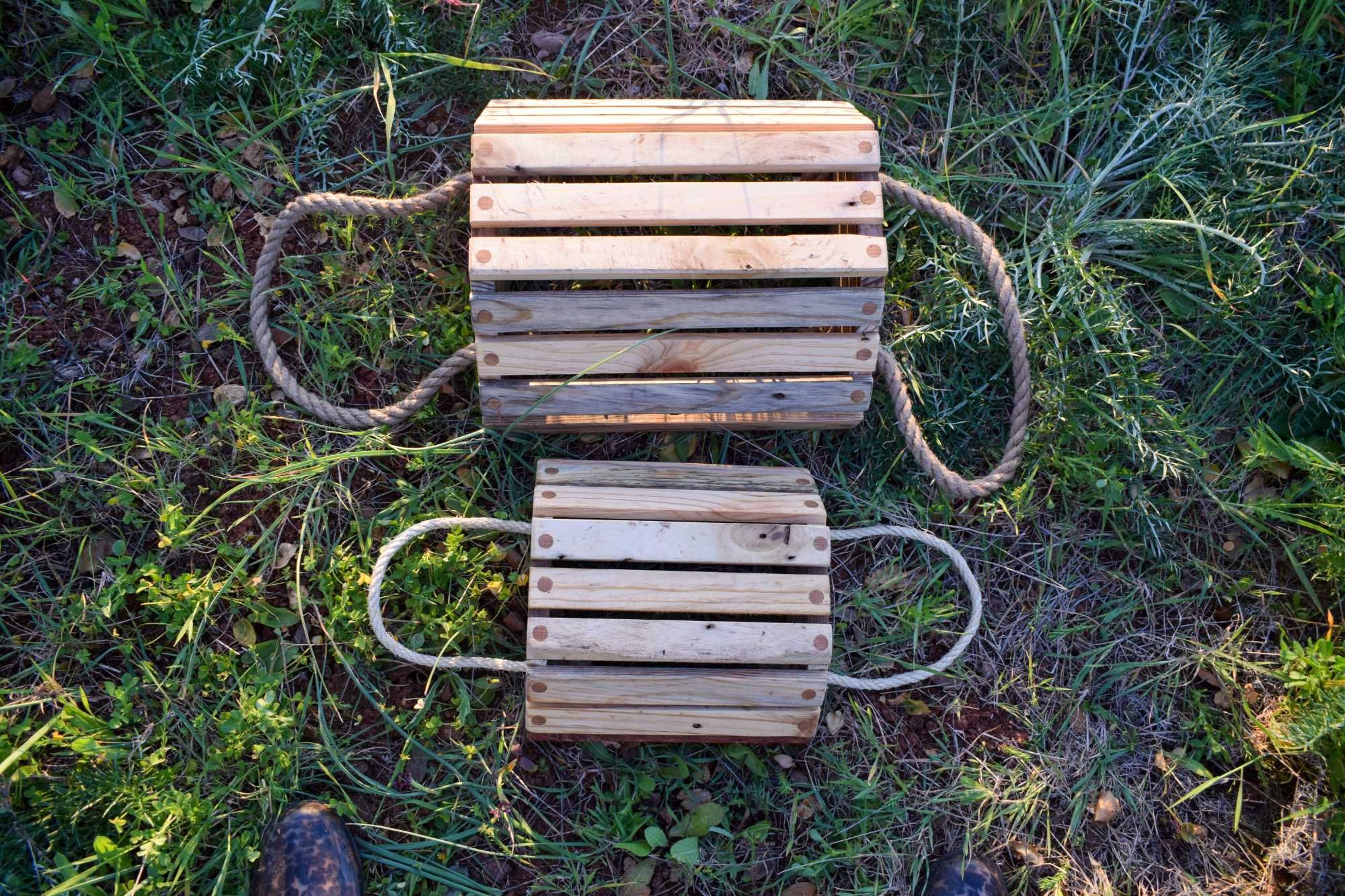 NaturaBasket: The Sustainable Reclaimed Wood Hanging Basket