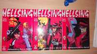 HELLSING Tom 1,2,3 PL-Manga,jak nowe