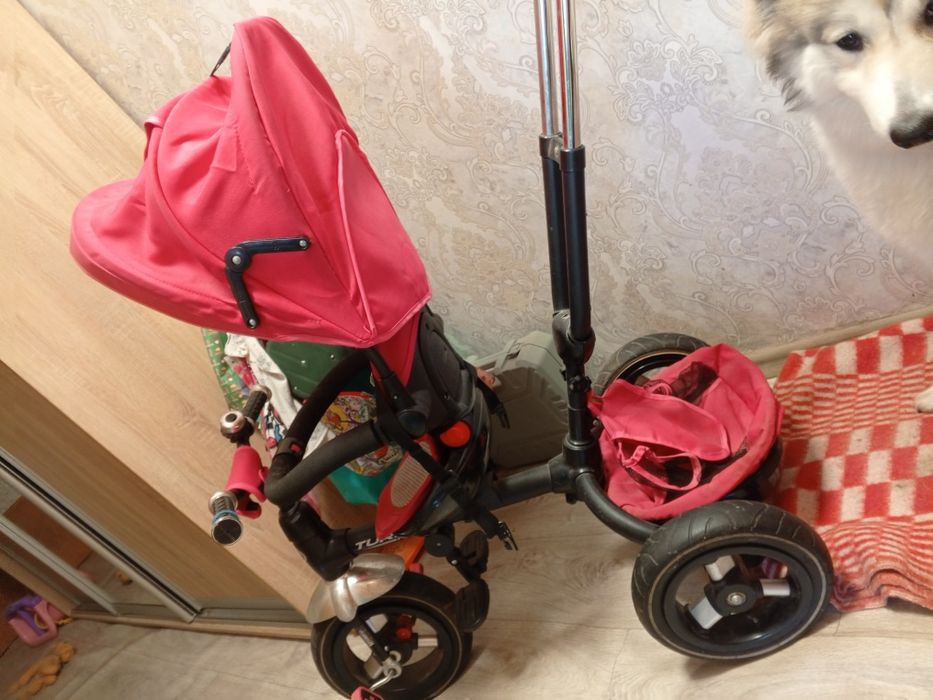 Велосипед с родительской ручкой