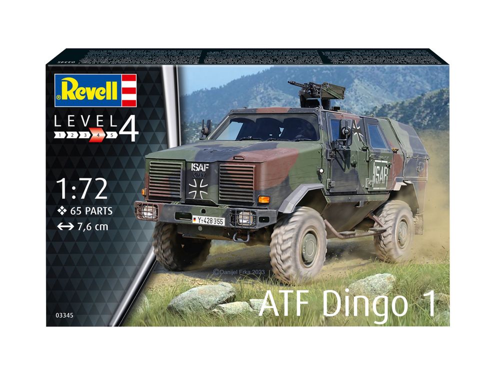 Model do sklejania POJAZD 1/72 Revell 03345 ATF DINGO 1