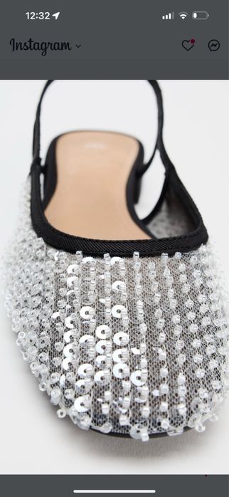 Zara - шикарні балетки  36 розмір