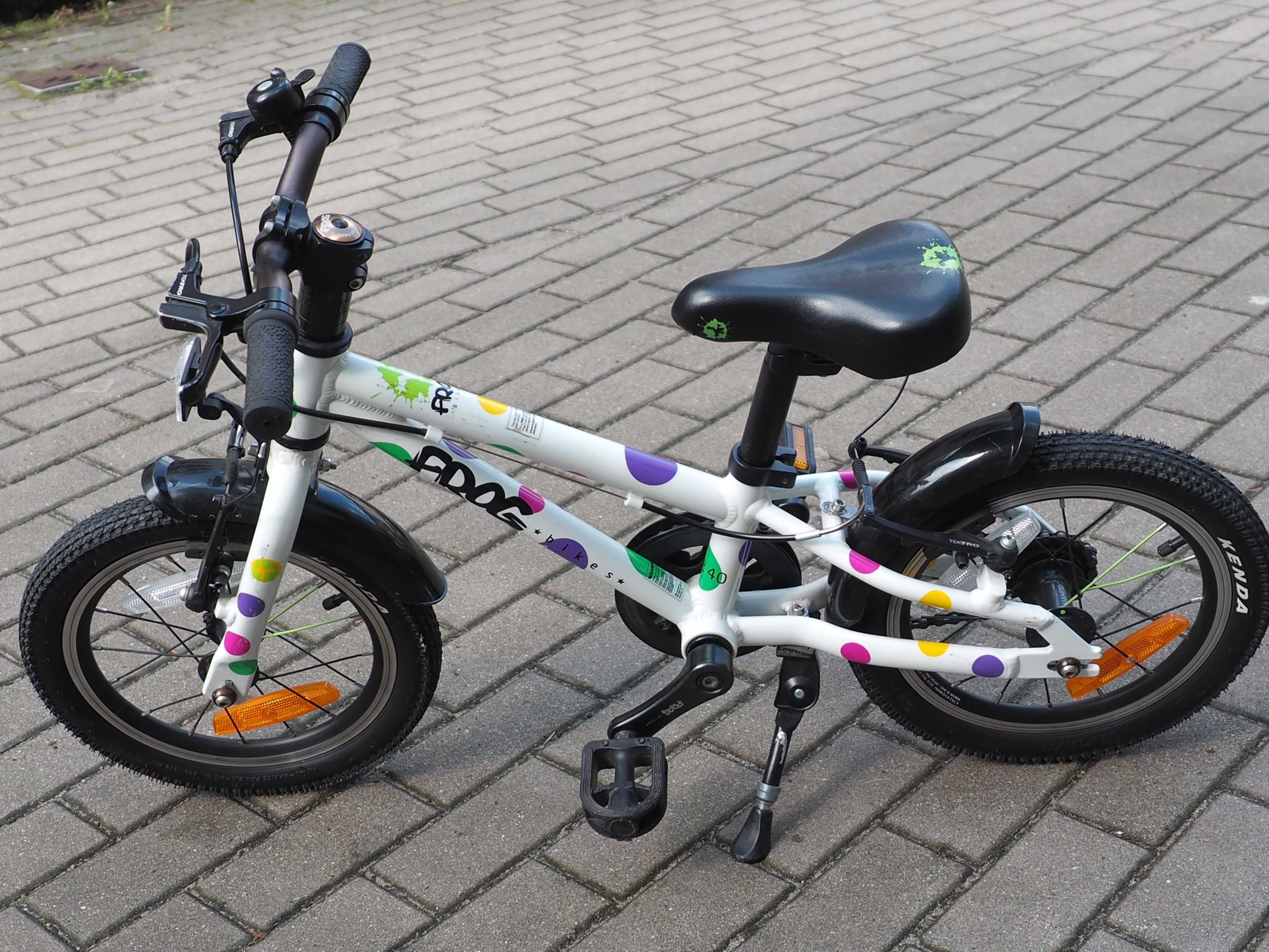 Lekki rowerek dziecięcy Frog 40 14"