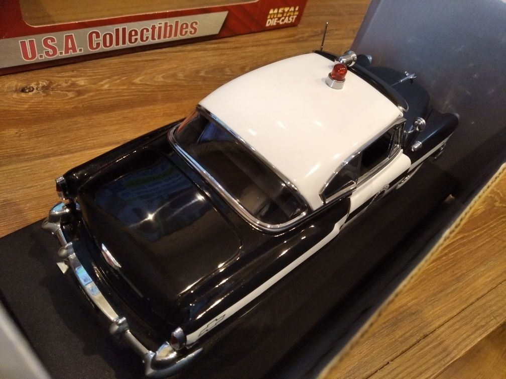 1:18 Sun Star 1954 Chevrolet Bel Air Police Car Model