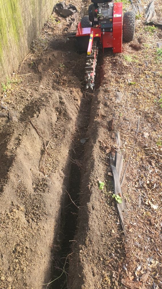 Koparka łańcuchowa usluga nawodnienia, odwodnienia, drenaż, instalacje