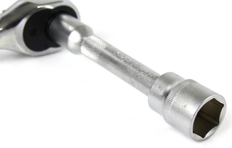 Набір ключів 1/4" 12шт 10-22мм Mar-Pol M58204 тришітка, трещетка