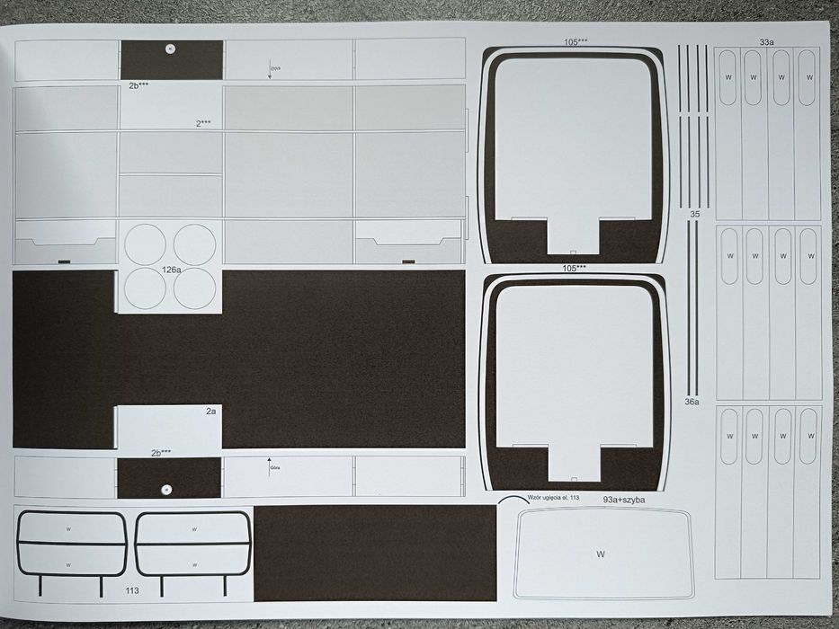 Model kartonowy Angraf 271: Autobus IKARUS 280